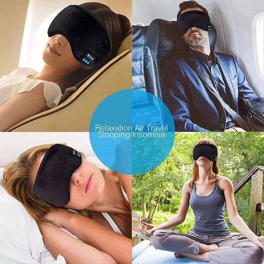 SonaceMask™ – Máscara Terapêutica com Fones Bluetooth